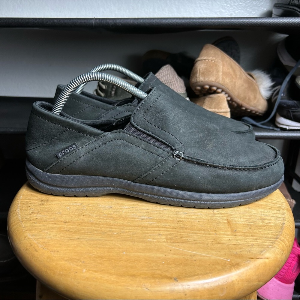 Crocs Santa Cruz black slip on